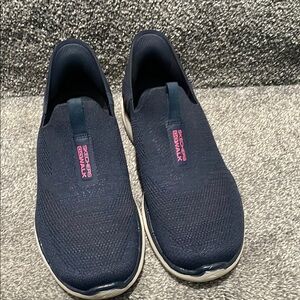 Skechers Navy Slip-On Sneakers